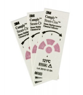 Индикатор паровой стерилизации 3M Comply Steam-Clox 00103